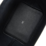 Hermes Picotin Lock 22 Black Clemence Palladium Hardware