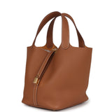 Hermes Picotin Lock 22 Gold Clemence Gold Hardware