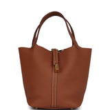 Hermes Picotin Lock 22 Gold Clemence Gold Hardware