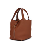 Hermes Picotin Lock 22 Gold Clemence Gold Hardware