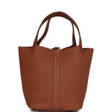 Hermes Picotin Lock 22 Gold Clemence Gold Hardware