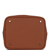 Hermes Picotin Lock 22 Gold Clemence Gold Hardware