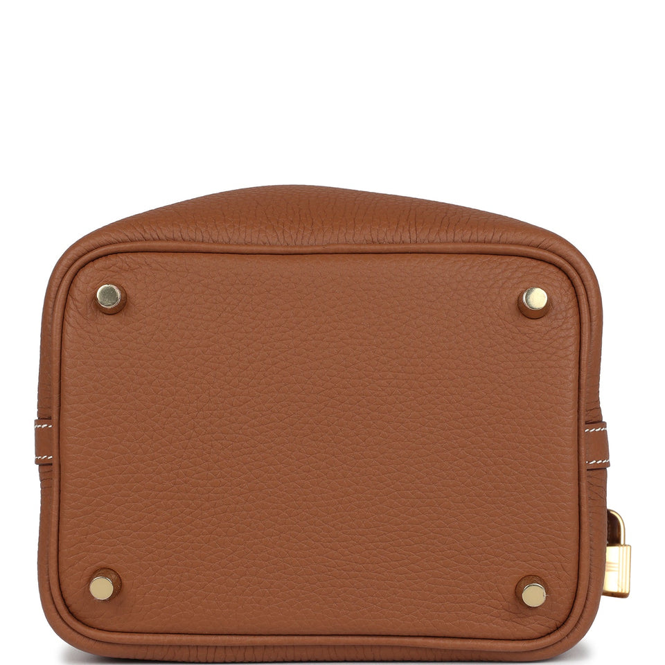 Hermes Picotin Lock 18 Gold Clemence Gold Hardware