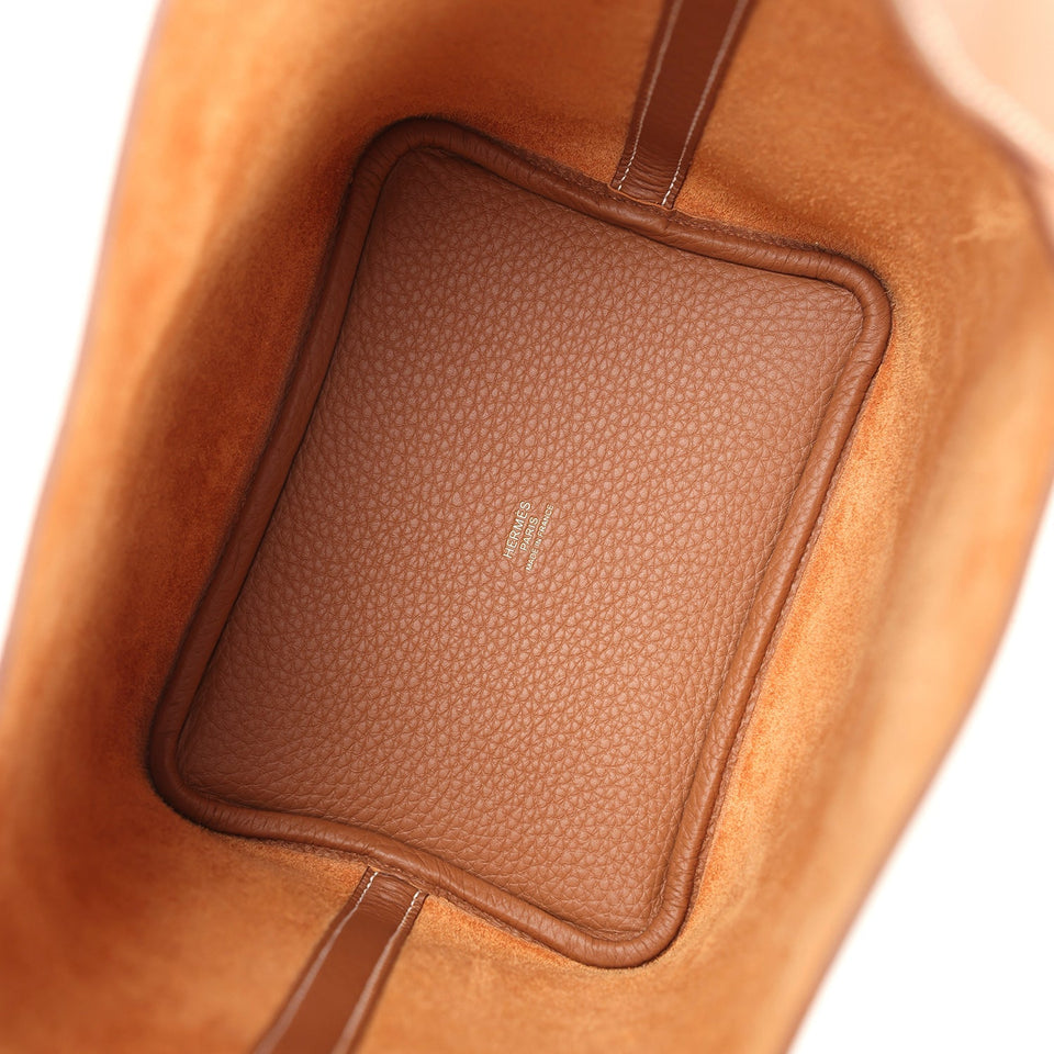 Hermes Picotin Lock 18 Gold Clemence Gold Hardware