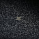 Hermes Picotin Lock 22 Black Clemence Gold Hardware