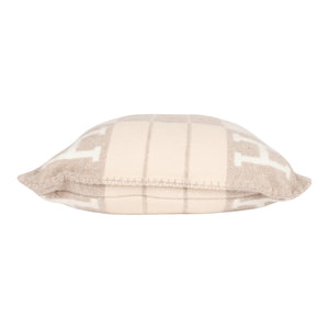Hermes "Avalon III" Coco and Camomille Signature H Cushion