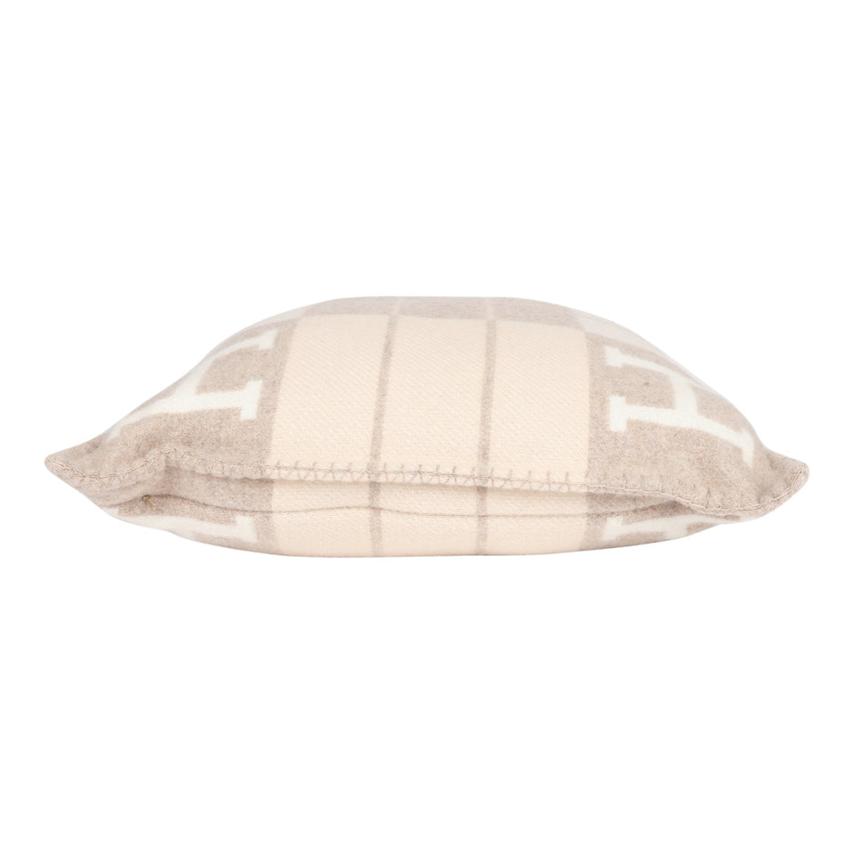 Hermes "Avalon III" Coco and Camomille Signature H Cushion