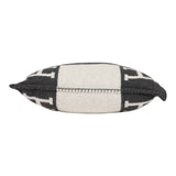 Hermes "Avalon" Ecru and Gris Fonce Signature H Cushion PM Single