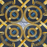 Hermes "Gavroche" Vert Amande Silk Pocket Square Scarf 45cm Pair