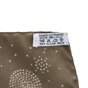 Hermes "Reve D' Australie" Grey Silk Scarf 90cm
