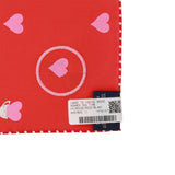 Hermes "Tea Time Medallions" Rouge Silk Twill Scarf 70cm