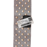 Hermes "Grand Tralala" Gris Acier Silk Twilly Pair