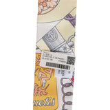 Hermes "Cliquetis" Bouton D'Or Silk Twilly