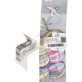Hermes "Les Folies du Ciel" Mauve Silk Twilly