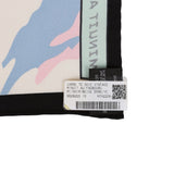 Hermes "Minuit au Faubourg" Black Silk Twill Scarf 70cm