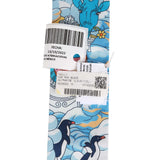 Hermes "Sur Mon Nuage" Marine Clair Silk Twilly Pair