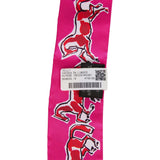 Hermes "Chevaux en Liberté" Rose Indien Silk Twilly Pair