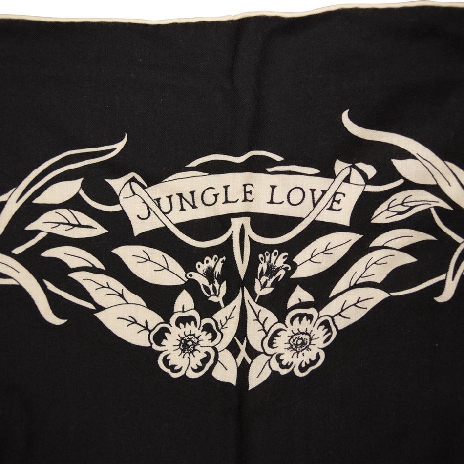 Hermes "Jungle Love" Cashmere and Silk Shawl Scarf 140cm