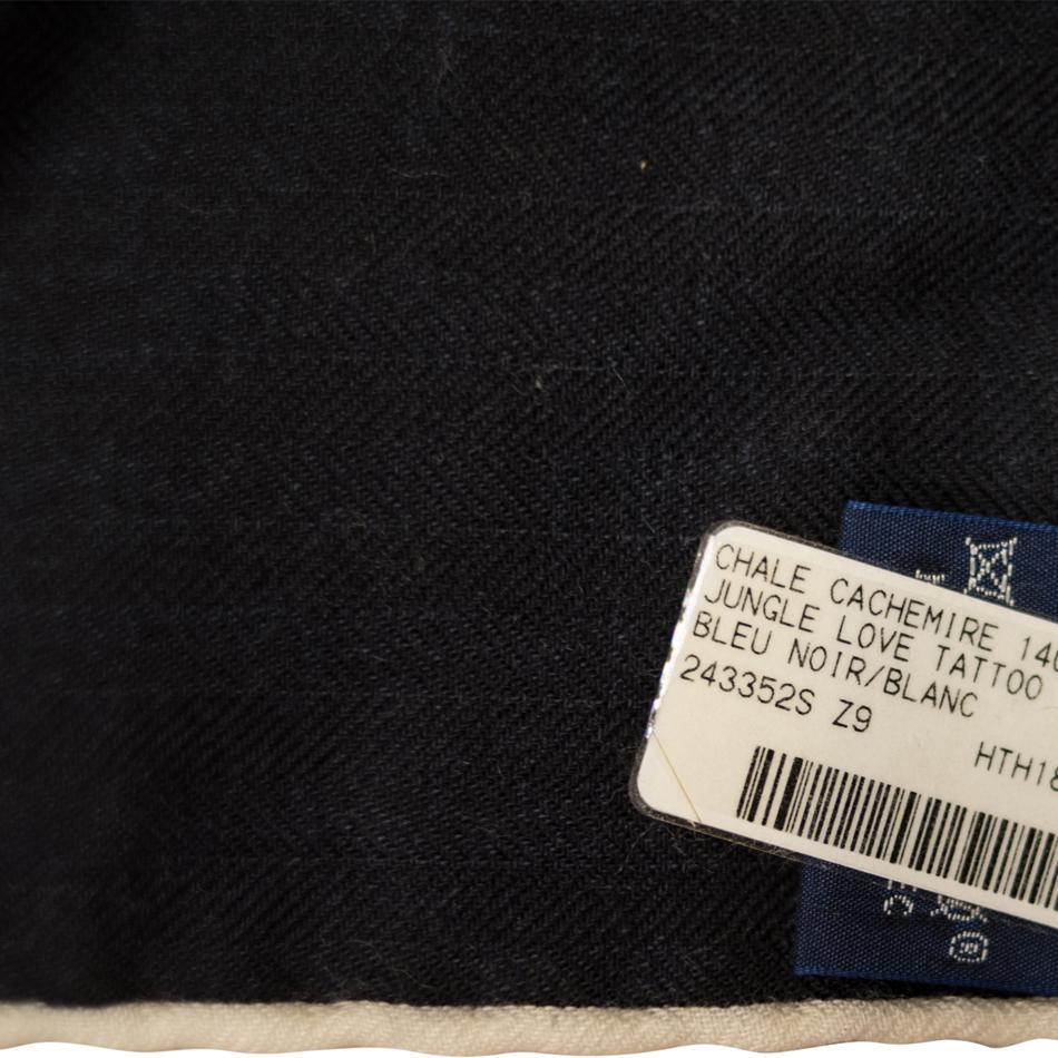 Hermes "Jungle Love" Cashmere and Silk Shawl Scarf 140cm