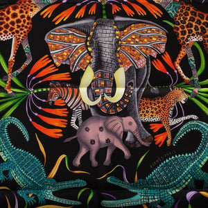Hermes "La Marche de Zambeze" Silk Twill Scarf 90cm