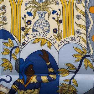 Hermes "La Danse des Amazones" Silk Twill Scarf 90cm