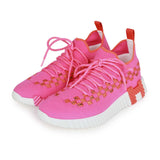 Hermes Flex Sneaker Pink and Orange Bolduc 35