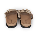 Hermes Chypre Sandals Beige Suede 37