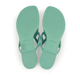 Hermes Egerie Sandals Vert Embrun Rubber 36