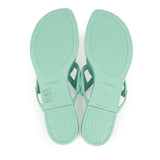 Hermes Egerie Sandals Vert Embrun Rubber 37