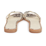 Hermes Oran Sandals Natural Python 37