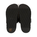 Hermes Chypre Sandals Black Calfskin 37