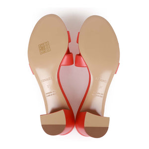 Hermes Oasis Sandals Rose Jaipur Calfskin 37