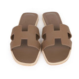 Hermes Oran Sandal Etoupe Epsom 35.5