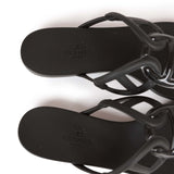 Hermes Egerie Sandal Black TPU 36