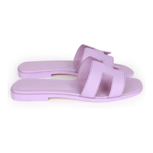 Hermes Oran Sandal Violet Amethyst Epsom 36.5