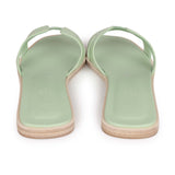 Hermes Oran Sandals Vert Jade Epsom 39.5 EU