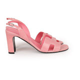 Hermes Eternite 80 Sandal Rose Jaipur Lizard Palladium Hardware 37 EU