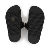 Hermes Chypre Techno Sandals Black Calfskin Palladium Hardware 35