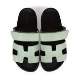 Hermes Chypre Sandal Vert Jade Epsom Palladium Hardware 37.5