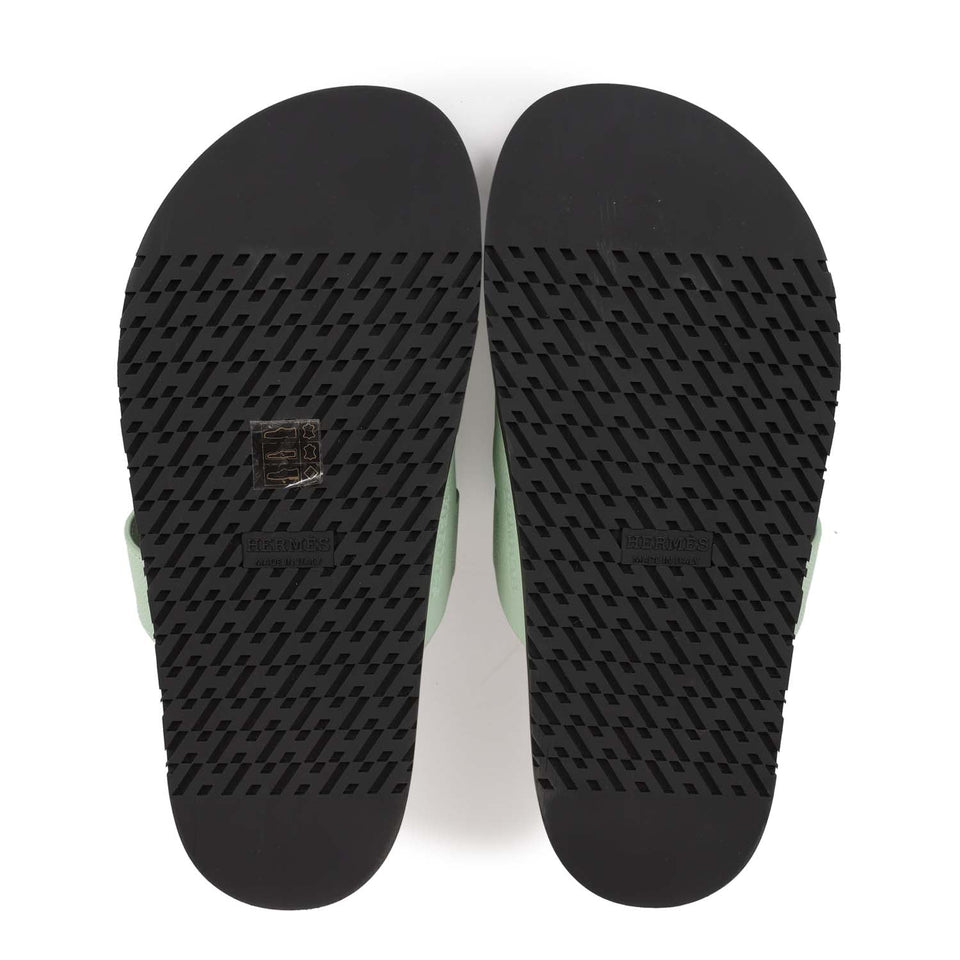 Hermes Chypre Sandal Vert Jade Epsom Palladium Hardware 37.5
