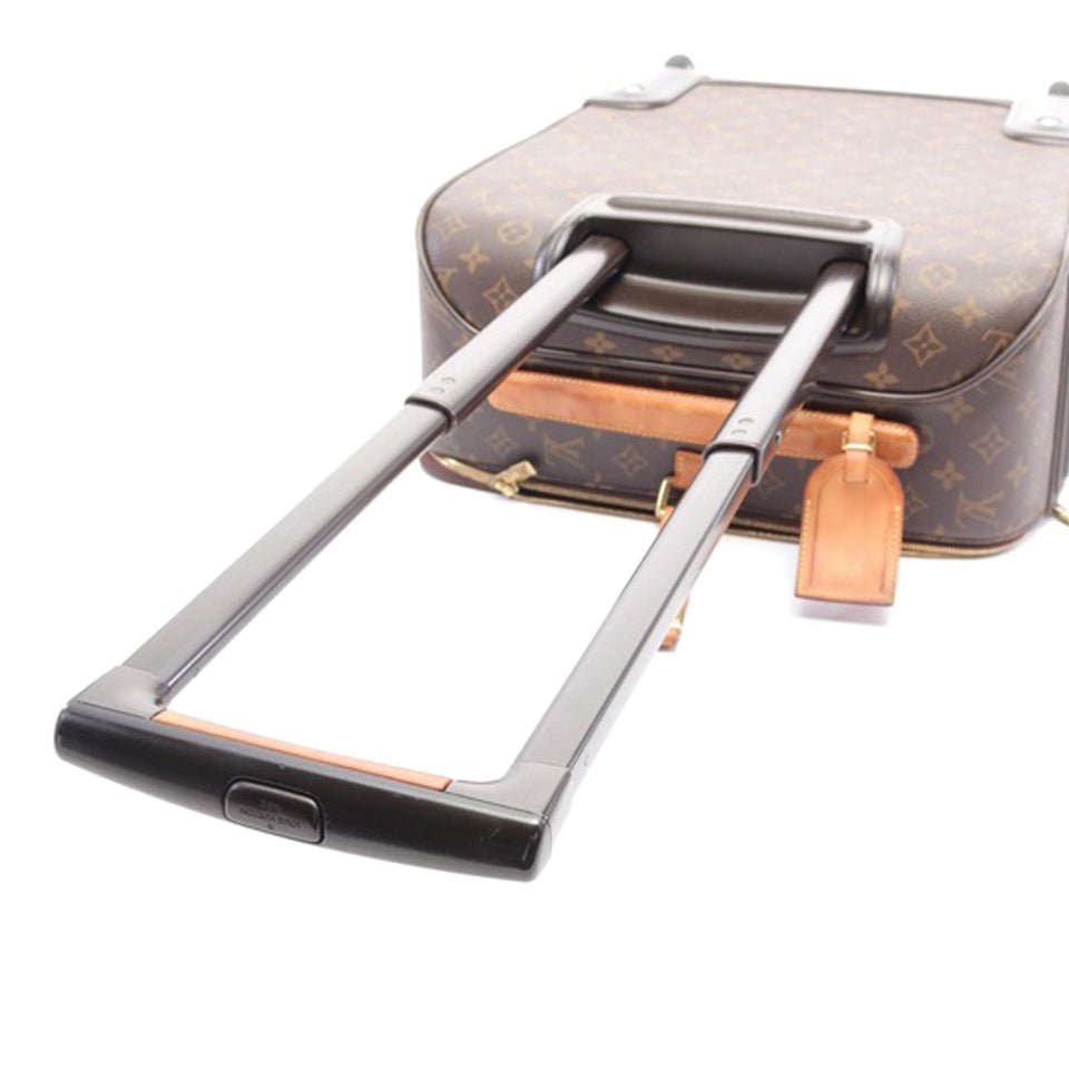 Brown Louis Vuitton Monogram Pegase 55 Travel Bag