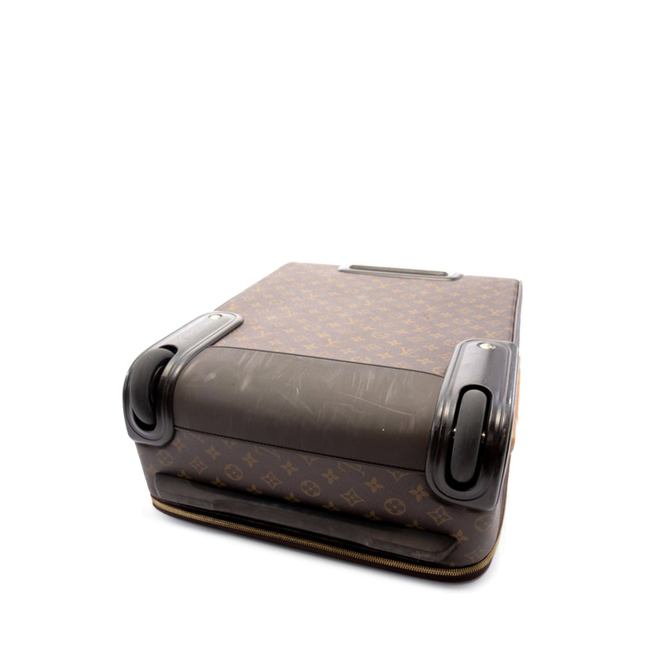 Brown Louis Vuitton Monogram Pegase 55 Travel Bag
