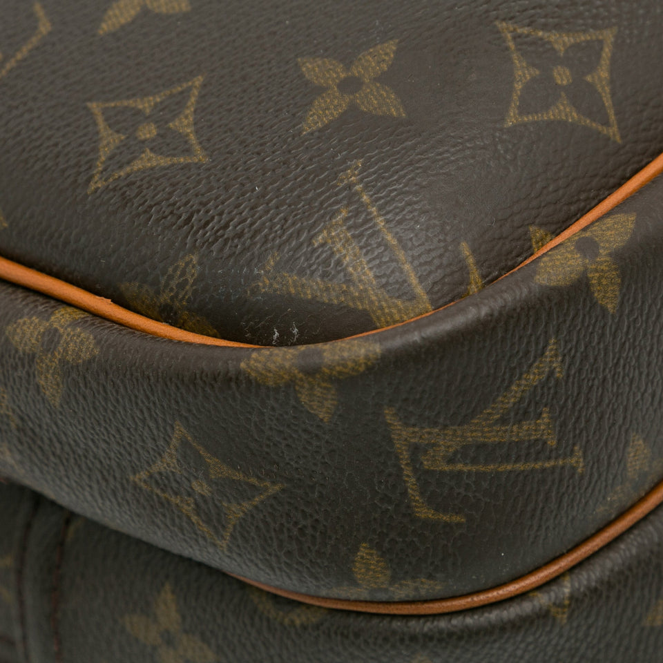 Brown Louis Vuitton Monogram Reporter PM Crossbody Bag
