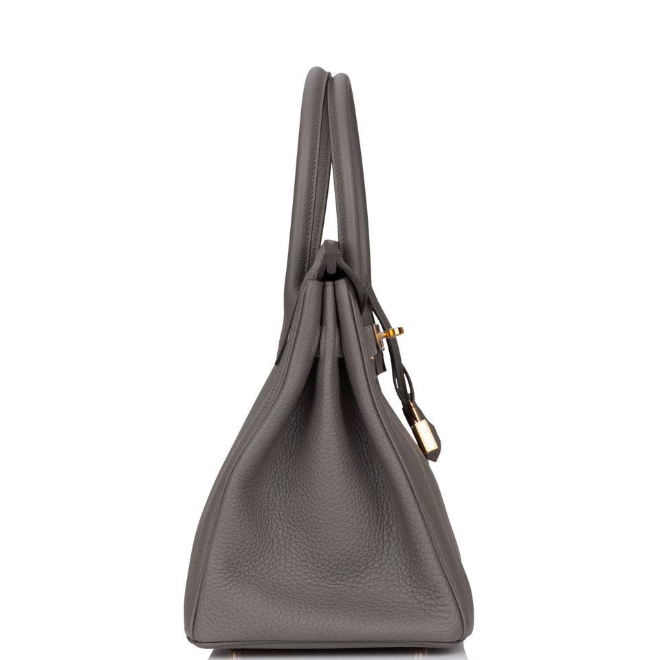 Hermes Birkin 30 Etain Togo Rose Gold Hardware