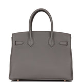 Hermes Birkin 30 Etain Togo Rose Gold Hardware