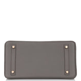 Hermes Birkin 30 Etain Togo Rose Gold Hardware