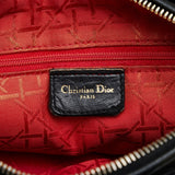 Dior Lady Dior Medium Black Cannage Quilted Leather