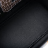 Hermes Birkin 30 Graphite Shiny Porosus Crocodile Gold Hardware