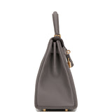 Hermes Kelly Retourne 28 Etain Togo Gold Hardware