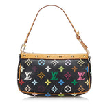 Louis Vuitton Pochette Accessoires Black Multicolor Monogram